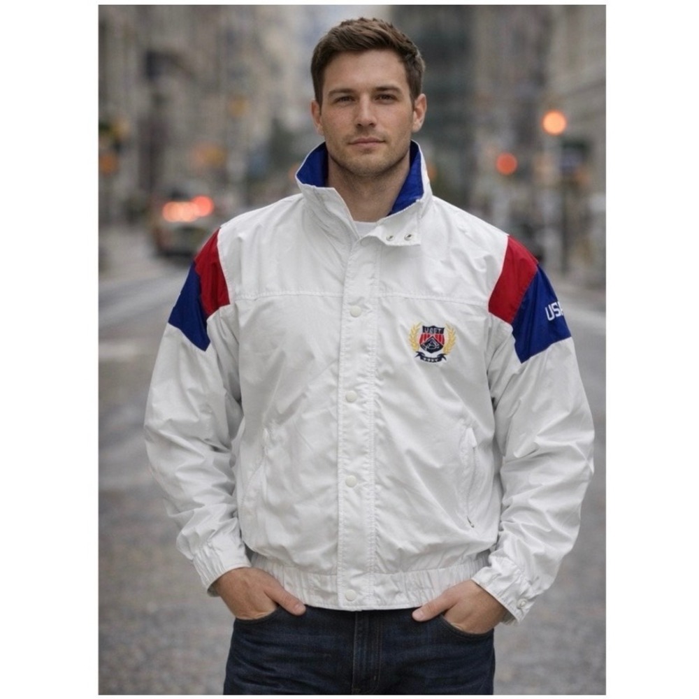 Vintage 1996 Millers Equestrian Grunge Windbreaker Jacket Mens XL Streetwear